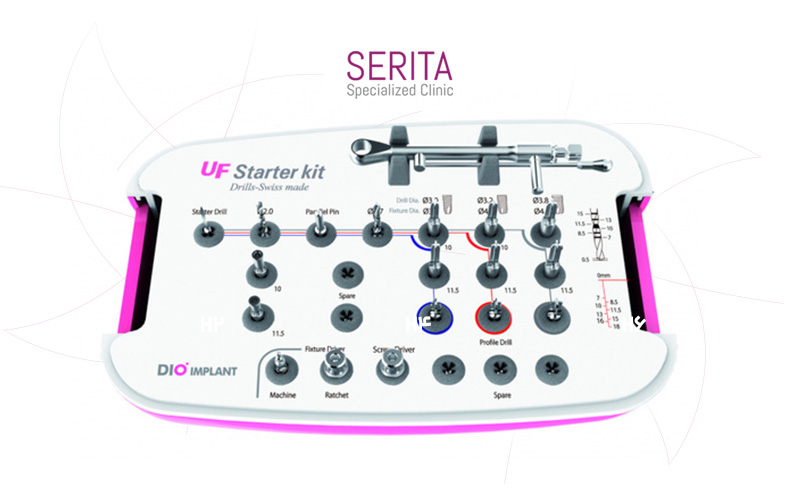 کیت ایمپلنت دیو DIO dental implant kit