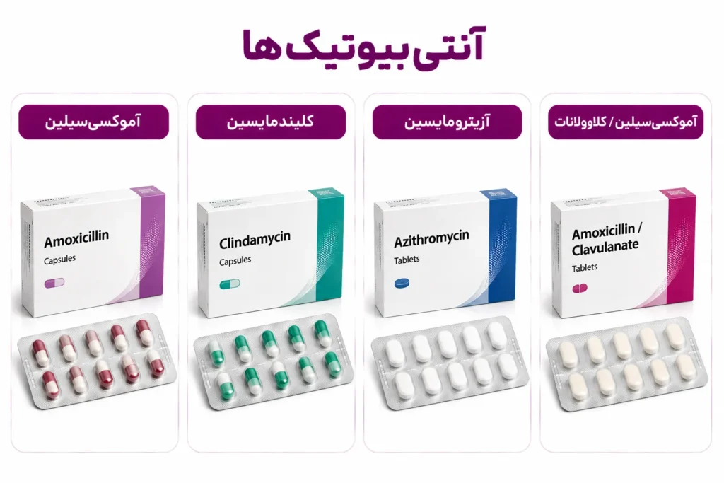 تاثیر داروها بر ایمپلنت دندان: آنتیبیوتیکها