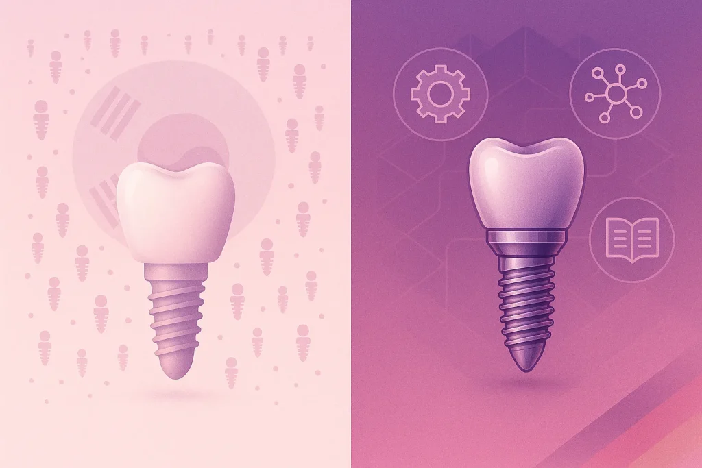 ایمپلنت کرهای در دسترسی بیشتری قرار دارد.